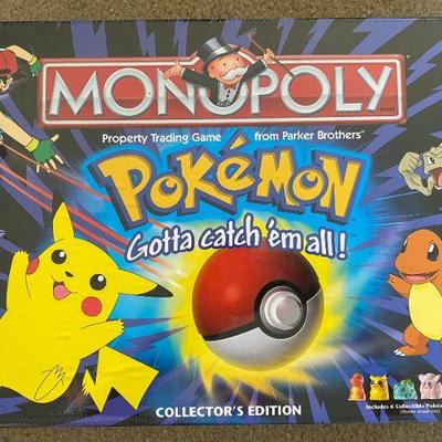 HKT029 SEALED! Vintage 1999 Monopoly Pokemon Collectors Edition NEW