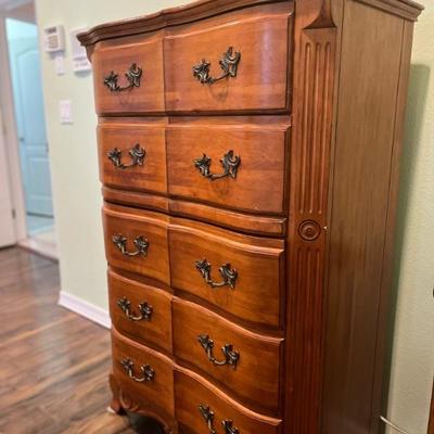 chest of drawers is 56, tall 38, wide 18 deep