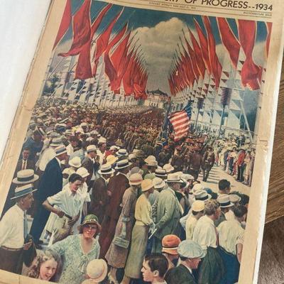 1934 Century Of Progress Special Issue Worlds Fair Newspaper 