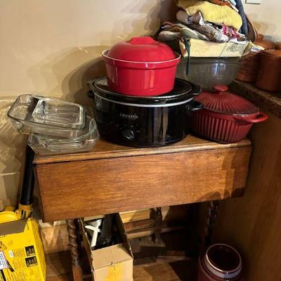 Barley Twist Drop Leaf Table