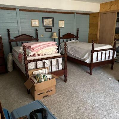 Antique Twin Beds