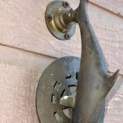 Dolphin door knocker