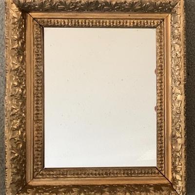 Sm. victorian frame mirror.