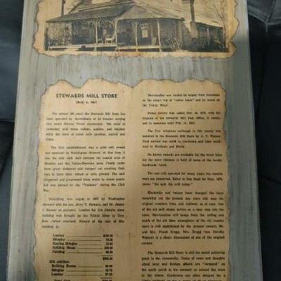 Stewart Mill Store Memorabilia 