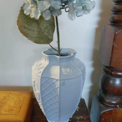 Blue Fitz and Floyd Vase 