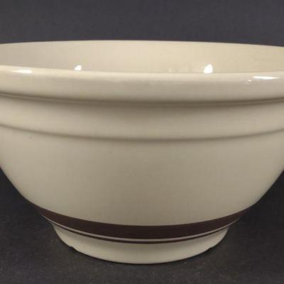 McCoy Brown Stripe USA 10 Mixing Bowl