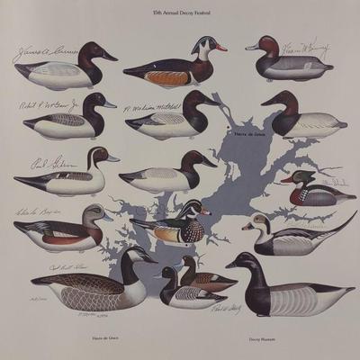 Signed Paul Shertz & Carvers 15th Decoy Festival