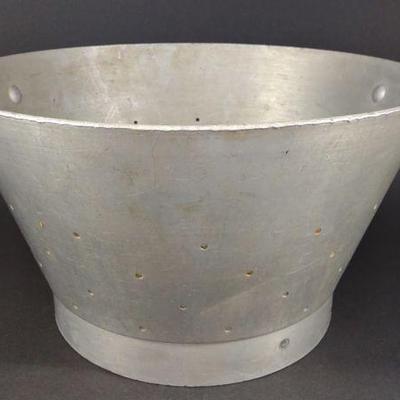 Lrg. Vintage Aluminum Italian Colander