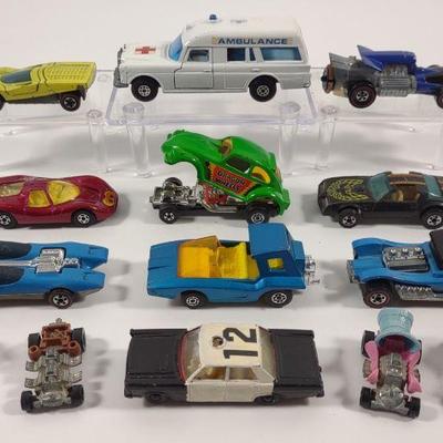 14 Vtg Redline Hot Wheels & Matchbox Cars