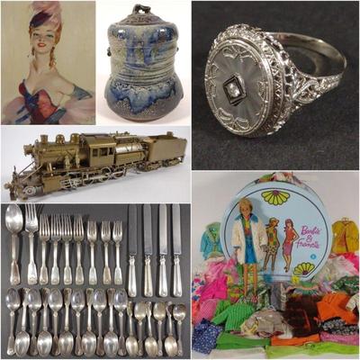 Antiques, Fine Jewelry, Decorative Arts, Vintage Toys, Decoys, & More. View full catalog & bid today!