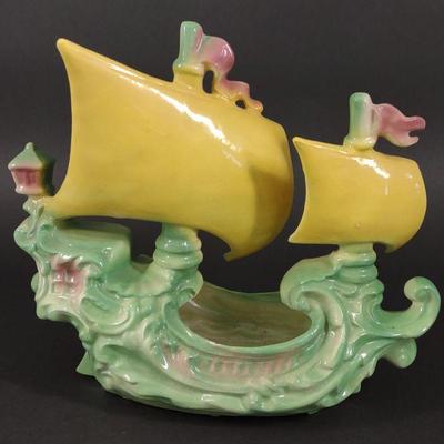 1950s Lane & Co Pottery Ship Planter