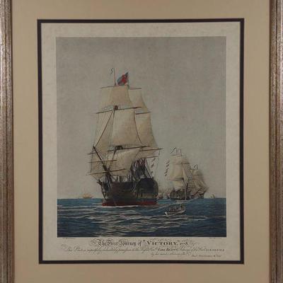 First Journey of Victory Harold Wyllie Lithograph