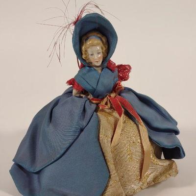 Porcelain Half Doll Pin Cushion