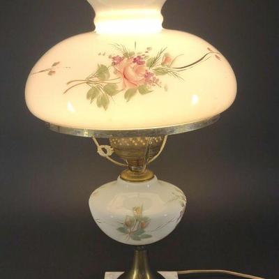 Gone with the Wind Style Lamp w/ Marble Base