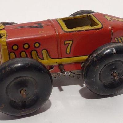 Marx Midget Tin Windup Race Car #7