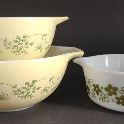 Pyrex Shenandoah & Spring Blossom Bowls