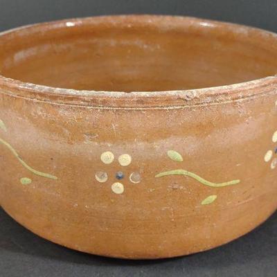 Mexican Clay Pottery Glazed Pot