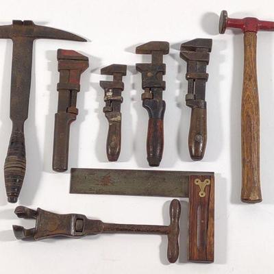 8 Vtg & Antique Hand Tools (Coes, Trimo, Stortz)