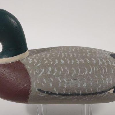 Carved Mallard Drake Duck Decoy