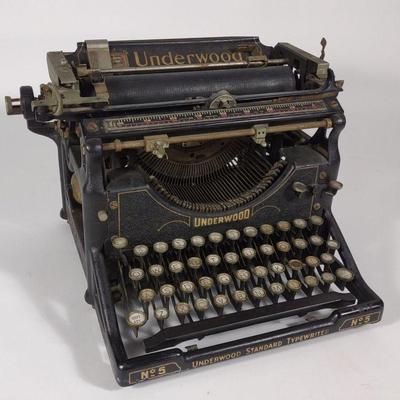 Underwood No 5 Standard Typewriter