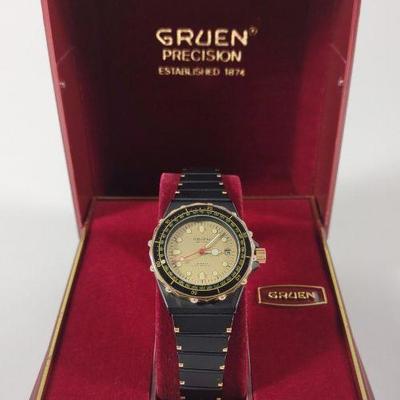 Gruen Quartz Precision Wrist Watch (Works)