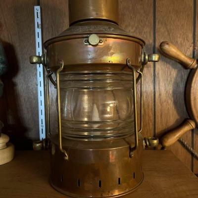 Vintage AnkerLicht Lantern Converted Lamp
