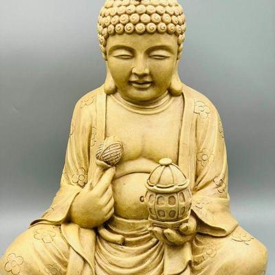 12â€ Resin Buddha Statue
