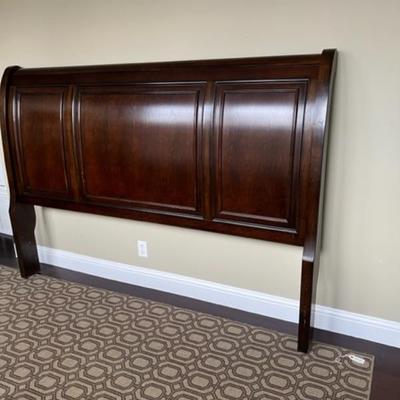 Wood headboard - King