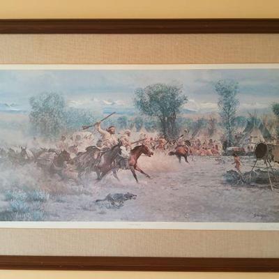 John Clymer signed & numbered
Whiskey, Whiskey