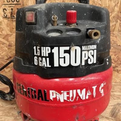 Central Pneumatic 1.5 JO 6 Gallon 150 PSI