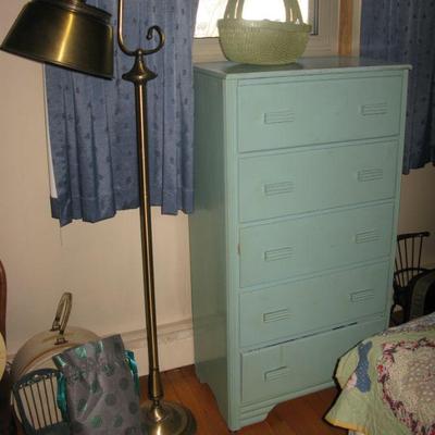 green chest of drawers  BUY IT NOW $ 85.00