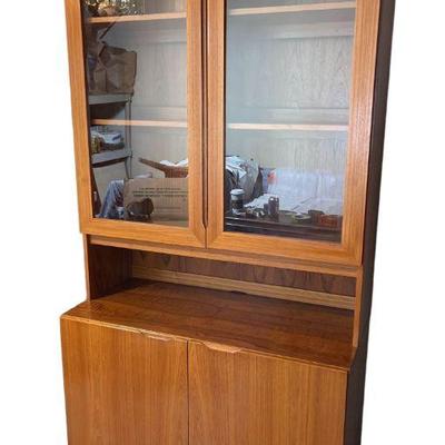 Mid Century Cabinet, Display and Hutch