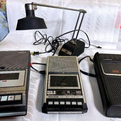 Vintage Sony cassette player/recorders, all working