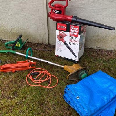 Toro Blower, weed wacker and other