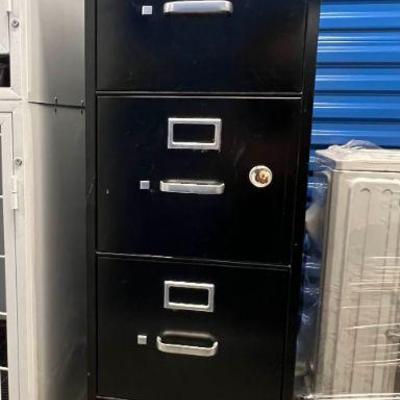 HTS004- Black Filing Storage Cabinet 