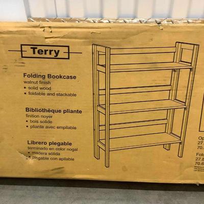 HTS012 Winsome Wooden Folding Bookcase New In Box