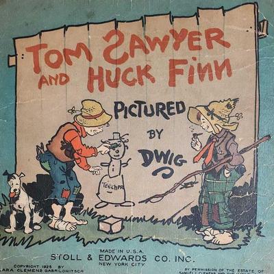 HTS208 - Tom Sawyer And Huck Finn Pictured By DWIG