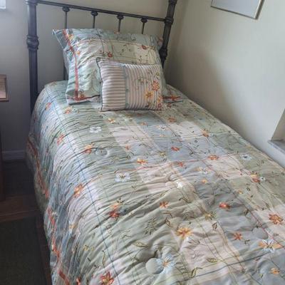 One of two, twin beds, Linens sold separately