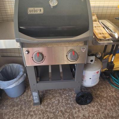 Weber grill, includes the tank