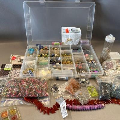 Assorted Jewelry and Making Supplies