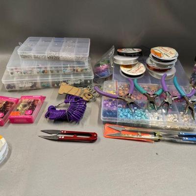 Assorted Jewelry Making Supplies