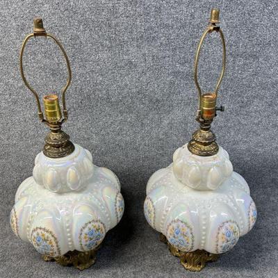 Vintage Bubble Iridescent Table Lamp