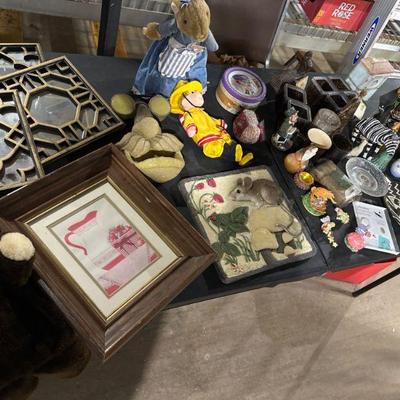 Table Decor Lot with Photo Frames, Mirrors, Decor and more