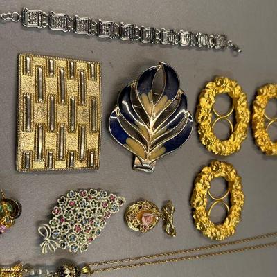 Assorted Jewelry, Brooches & Scarf Ties