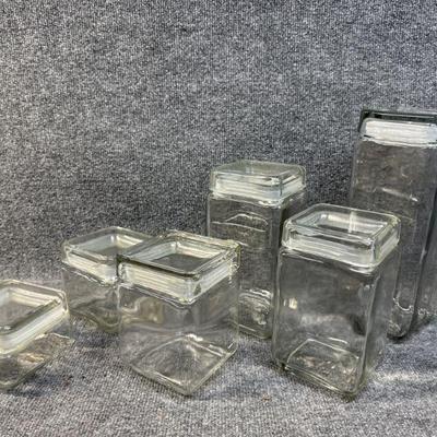 Glass Canister Set with Lids
