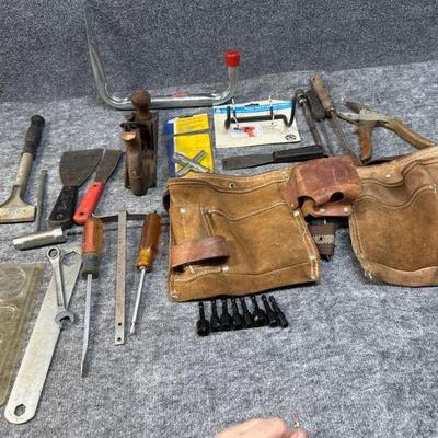 Tool Belt and Assorted Tools