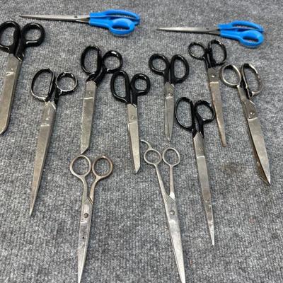 Assorted Scissors Lot 12 pieces