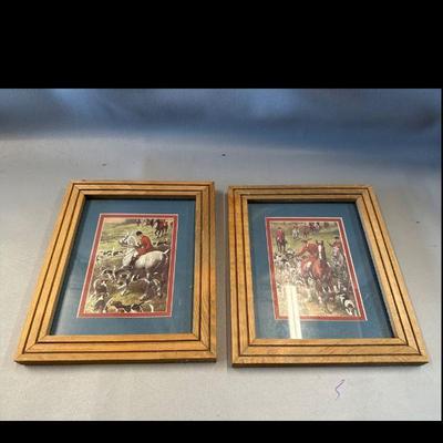 Horse Dog Hunting Wall Decor