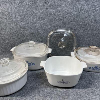 Corningware and Pyrosilware Casserole Dishes 
