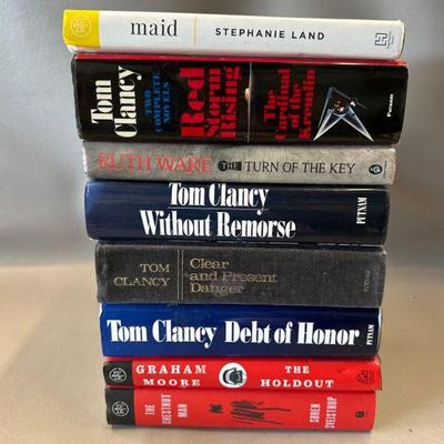 Assorted Books: Tom Clancy, Graham Moore and Ruth Ware